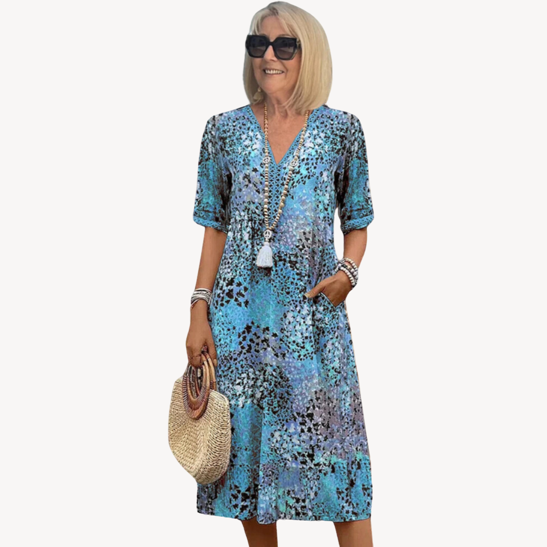 Anwen™ | Elegant bomulls Boho-kjole