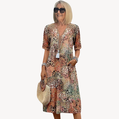 Anwen™ | Elegant bomulls Boho-kjole