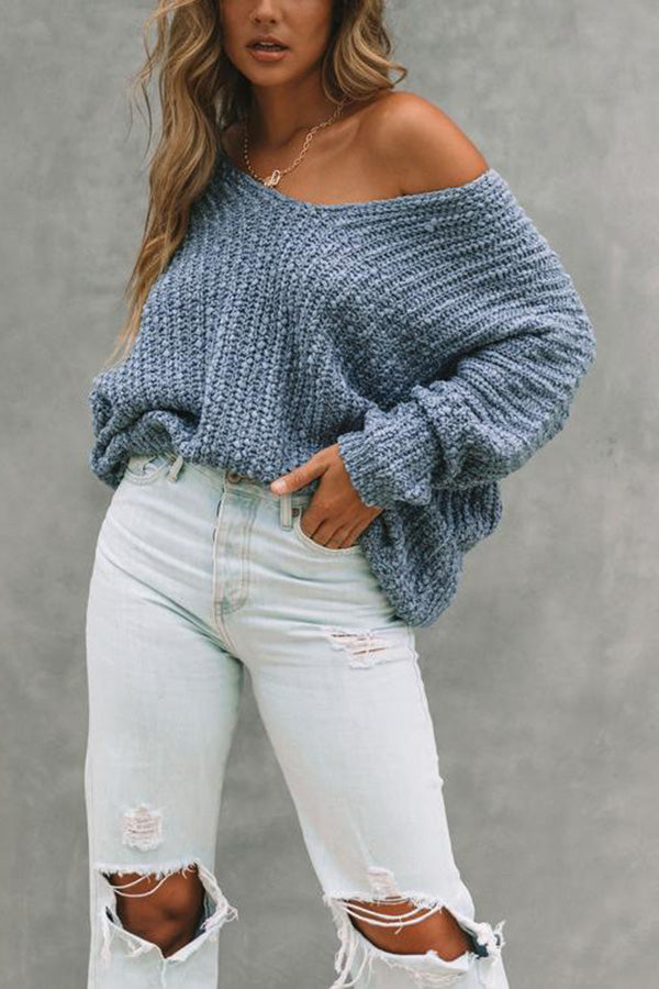 Yara™ | Elegant Off-Shoulder Genser