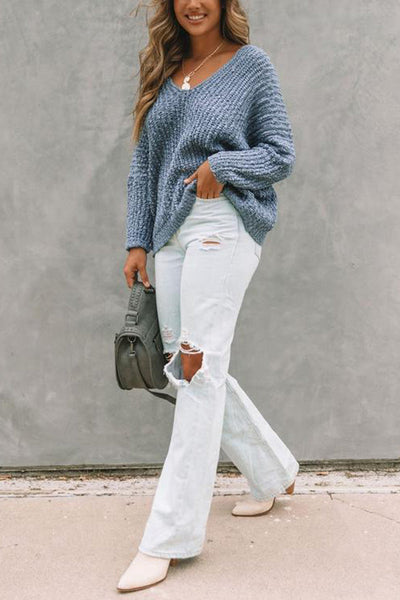 Yara™ | Elegant Off-Shoulder Genser