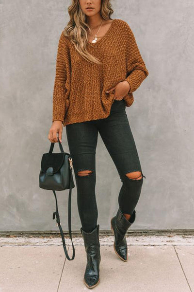 Yara™ | Elegant Off-Shoulder Genser