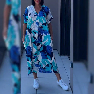 Lana™ | Stilfullt Blomsterkjole