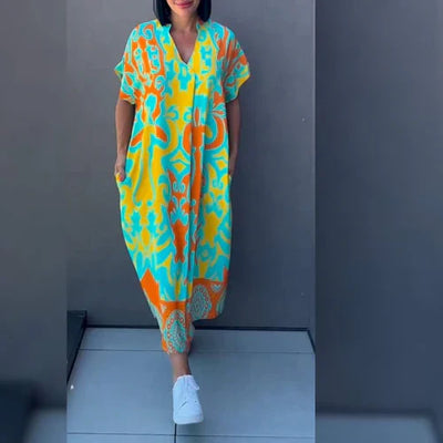 Lana™ | Stilfullt Blomsterkjole