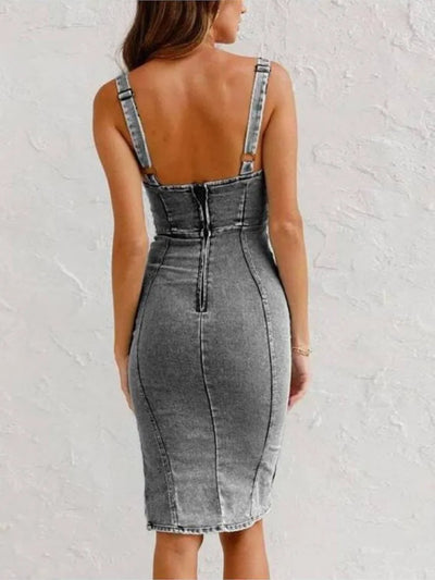 Evolet™ | Stilig Denim-Kjole