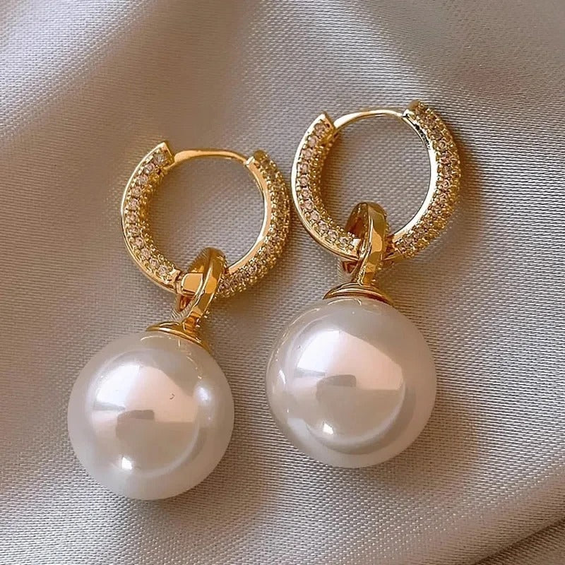 Helene™ | Elegante Perle Øreringer