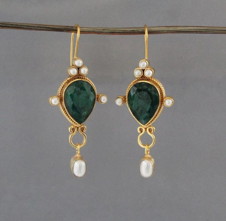 Birgitte™ | Retro Pearl Earrings