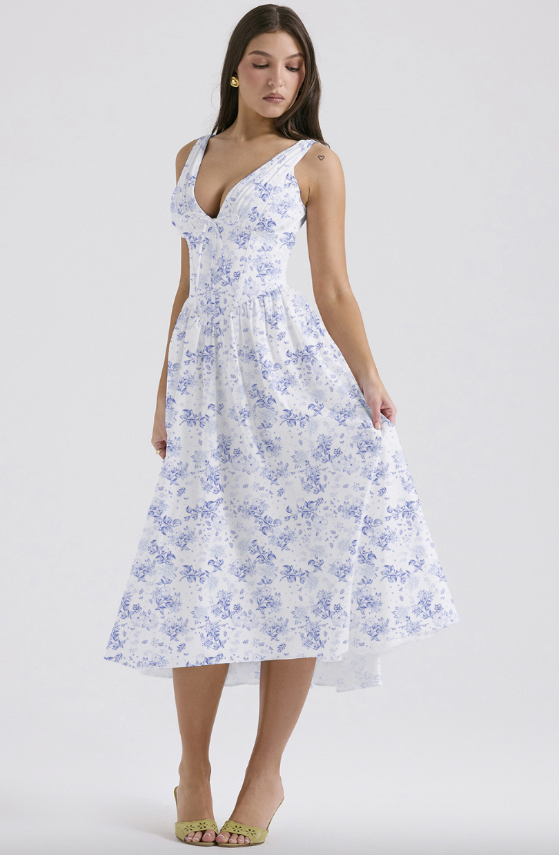 Merrill™ | Elegant V-hals Kjole