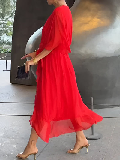 Monica™ | Elegant Chiffonkjole