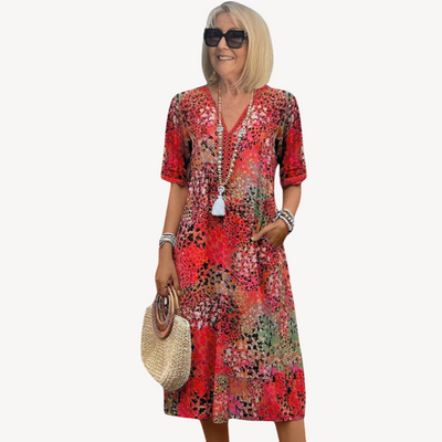Anwen™ | Elegant bomulls Boho-kjole