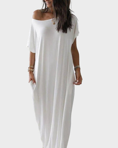 Kelly™ | Elegant Off-Shoulder Maxikjole